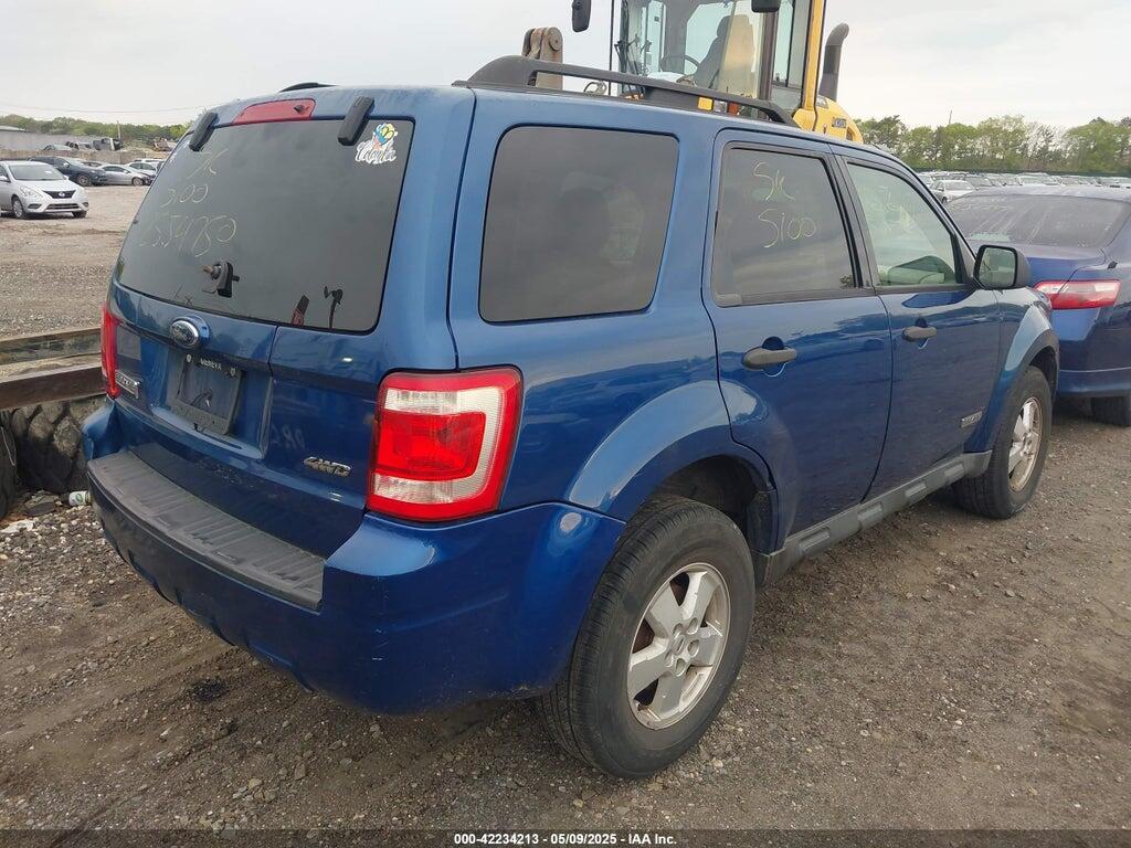 1FMCU93158KE03395 2008 FORD ESCAPE photo no. 4