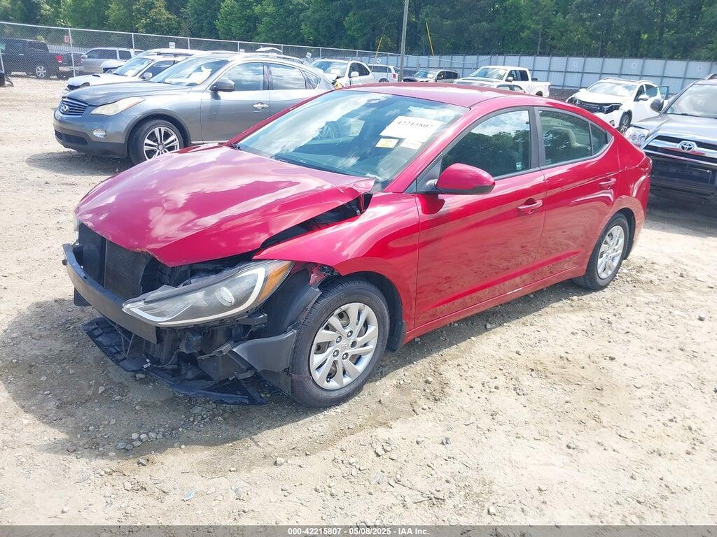 KMHD74LF2HU166184 2017 HYUNDAI ELANTRA photo no. 2