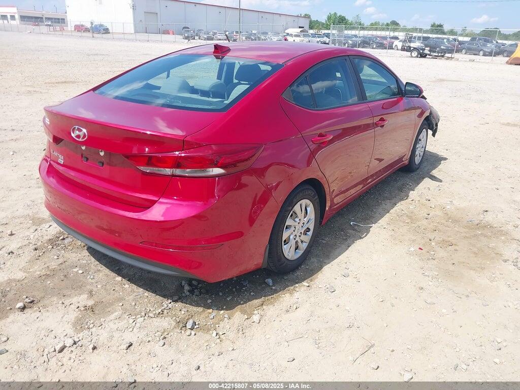 KMHD74LF2HU166184 2017 HYUNDAI ELANTRA photo no. 4