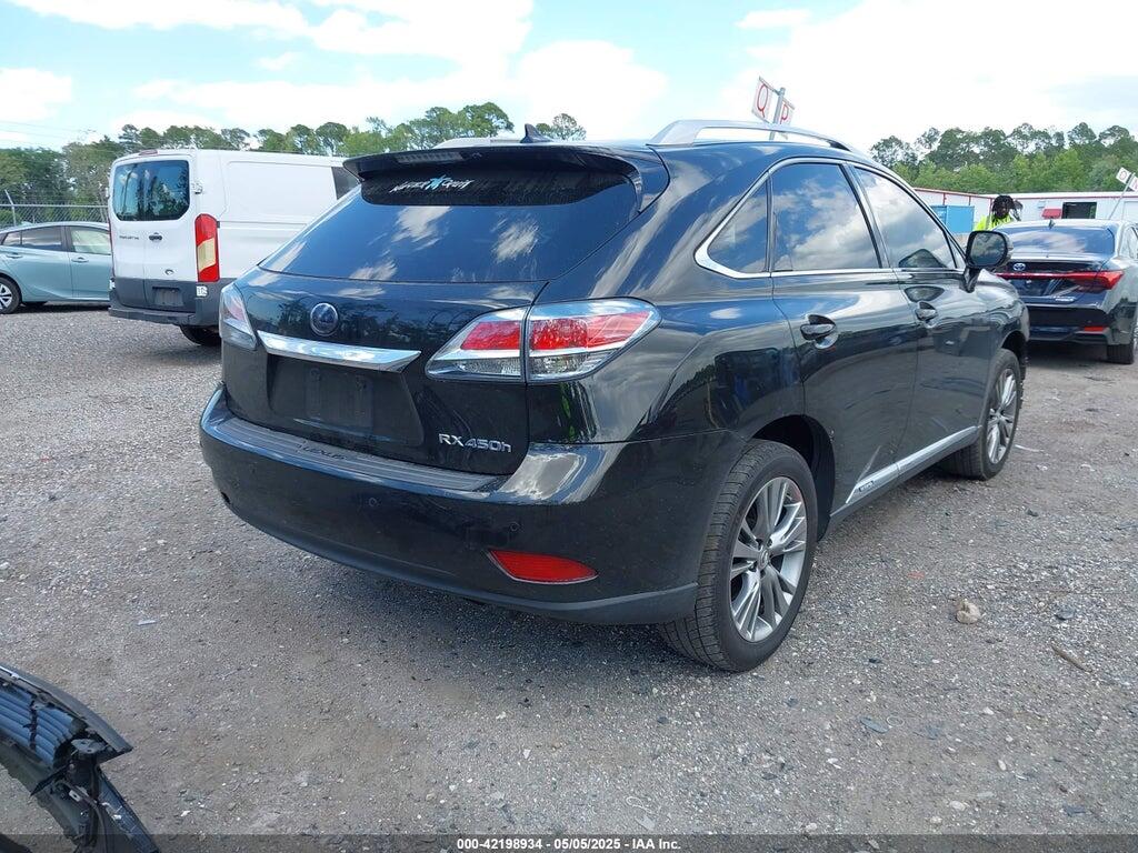 JTJBC1BAXD2449947 2013 LEXUS RX 450H photo no. 4