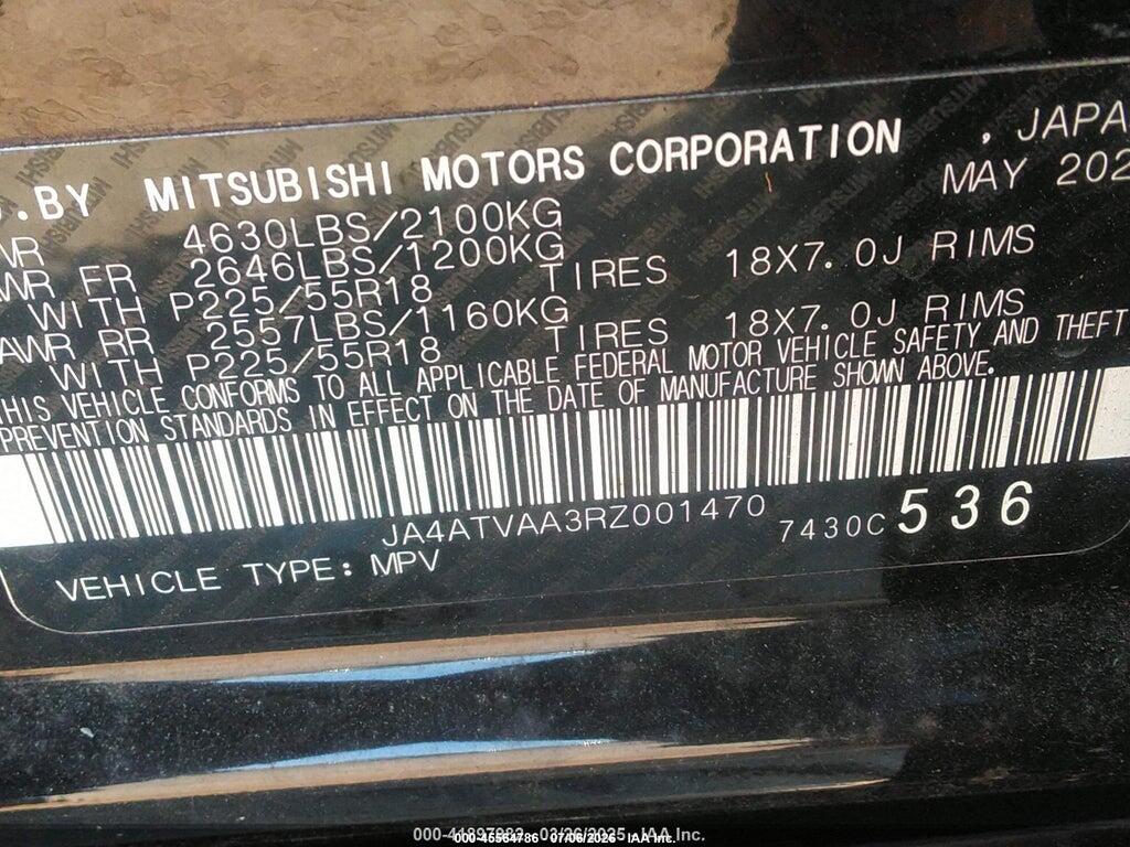 JA4ATVAA3RZ001470 2024 MITSUBISHI ECLIPSE CROSS photo no. 9
