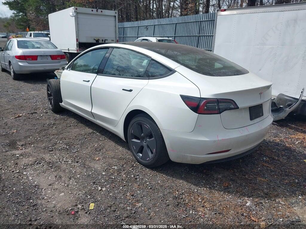 5YJ3E1EA4NF307038 2022 TESLA MODEL 3 photo no. 3