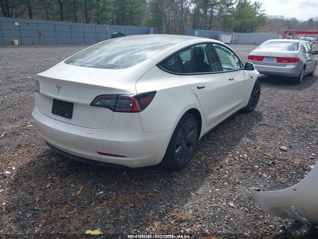 5YJ3E1EA4NF307038 2022 TESLA MODEL 3 photo no. 4