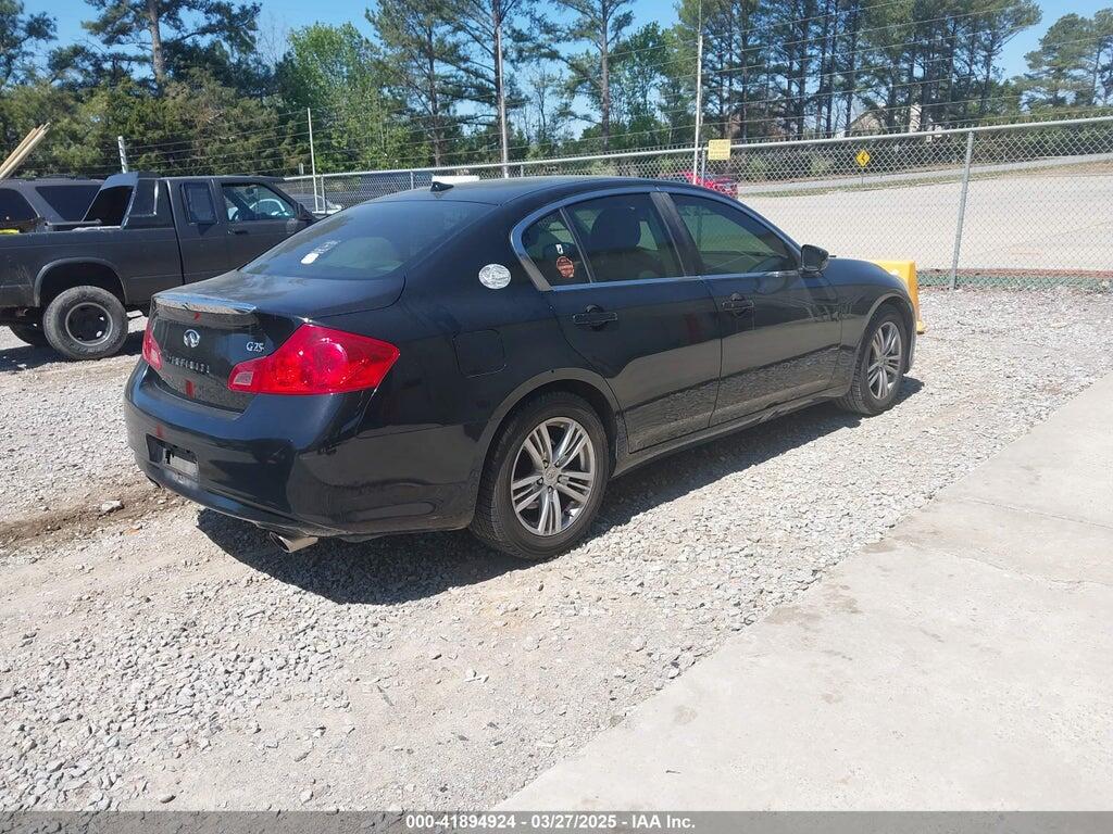 JN1DV6AP3BM600978 2011 INFINITI G25 photo no. 4