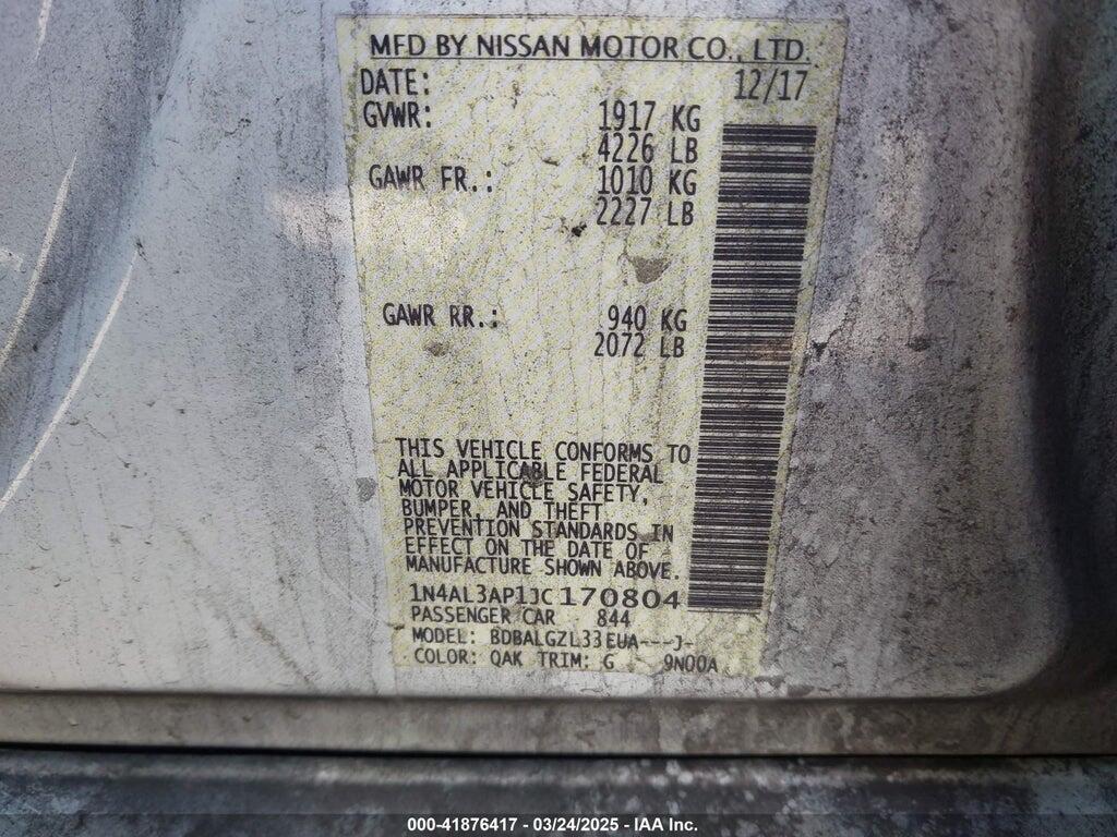 1N4AL3AP1JC170804 2018 NISSAN ALTIMA photo no. 9