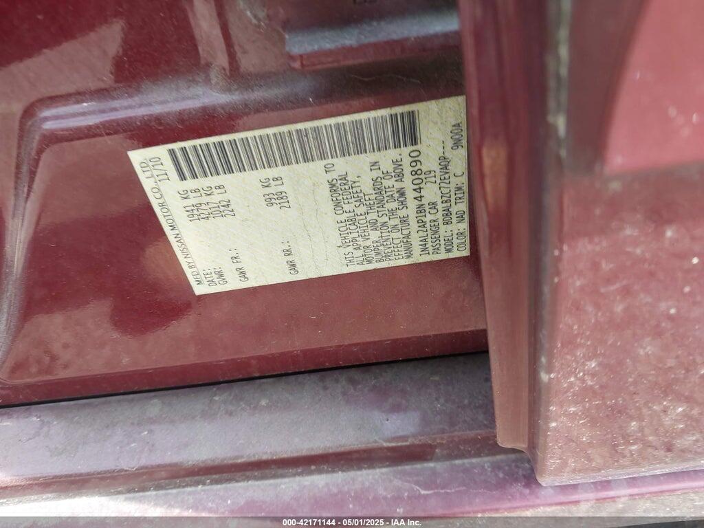 1N4AL2AP1BN440890 2011 NISSAN ALTIMA photo no. 9
