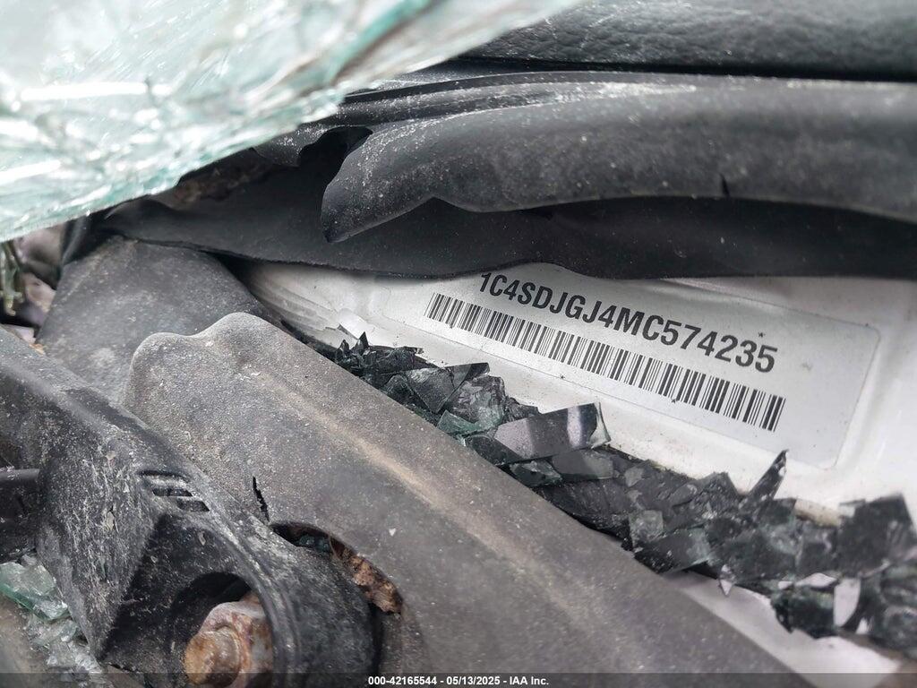 1C4SDJGJ4MC574235 2021 DODGE DURANGO photo no. 9