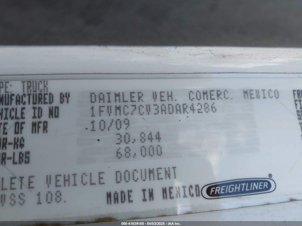 2010 FREIGHTLINER M2 112V HEAVY DUTY — Фото 8 из 16
