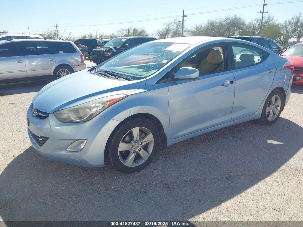 KMHDH4AE6CU413609 2012 HYUNDAI ELANTRA photo no. 2