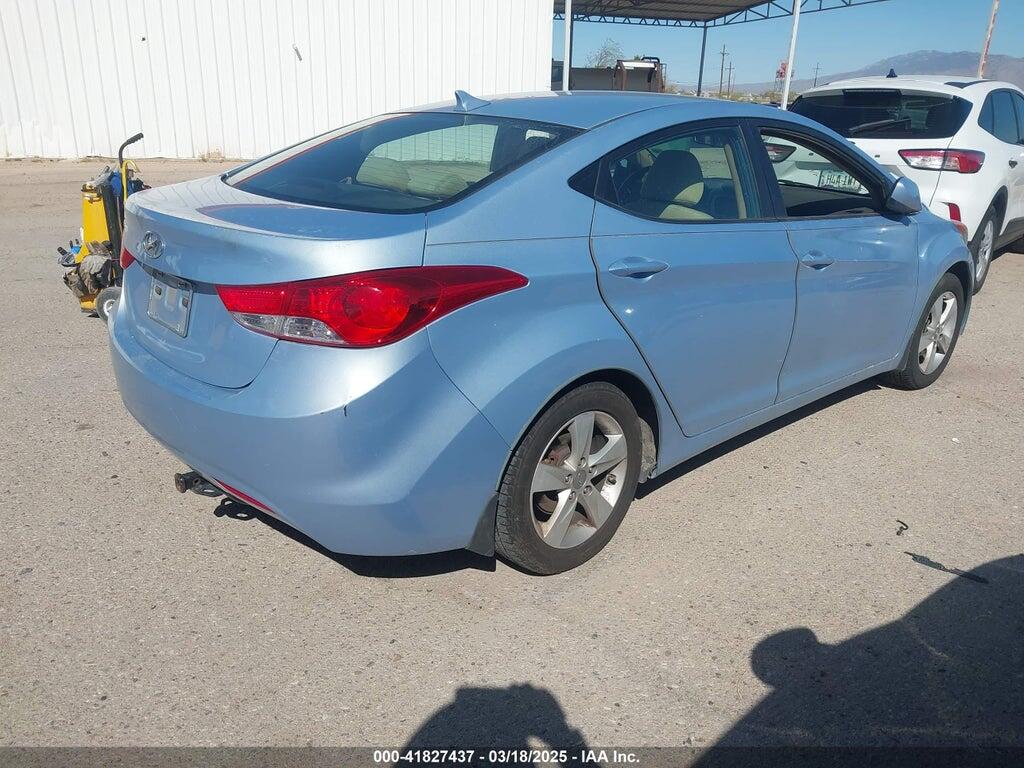 KMHDH4AE6CU413609 2012 HYUNDAI ELANTRA photo no. 4