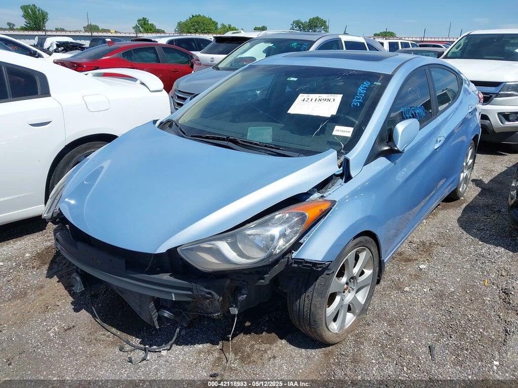 KMHDH4AE1CU256586 2012 HYUNDAI ELANTRA photo no. 2