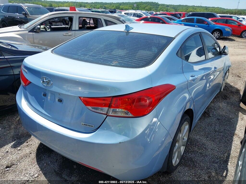 KMHDH4AE1CU256586 2012 HYUNDAI ELANTRA photo no. 4