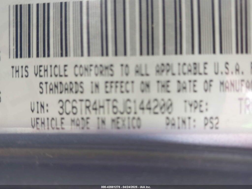 3C6TR4HT6JG144200 2018 RAM 2500 photo no. 9
