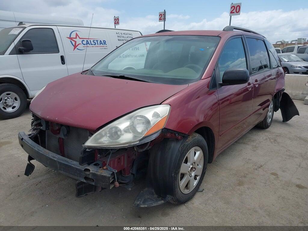 5TDZK23C78S109986 2008 TOYOTA SIENNA photo no. 2