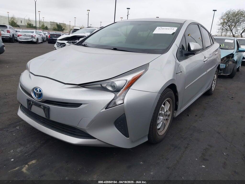 JTDKBRFU6G3529026 2016 TOYOTA PRIUS photo no. 2