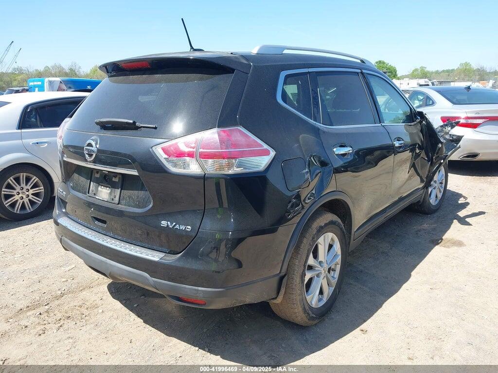 KNMAT2MV4GP643109 2016 NISSAN ROGUE photo no. 4
