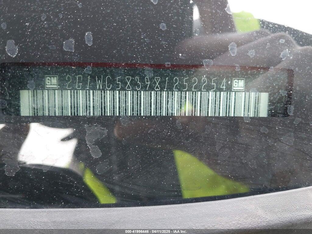 2G1WC583981252254 2008 CHEVROLET IMPALA photo no. 9
