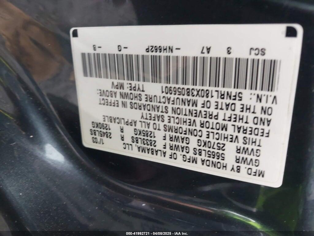 5FNRL180X3B056901 2003 HONDA ODYSSEY photo no. 7