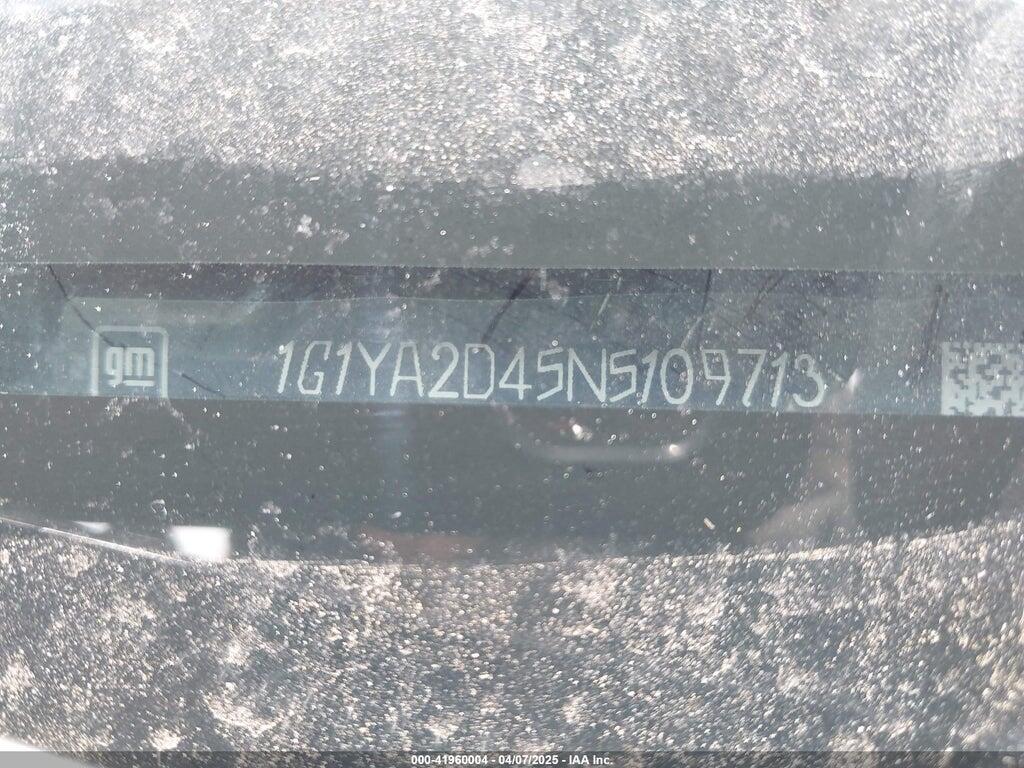 1G1YA2D45N5109713 2022 CHEVROLET CORVETTE STINGRAY photo no. 9