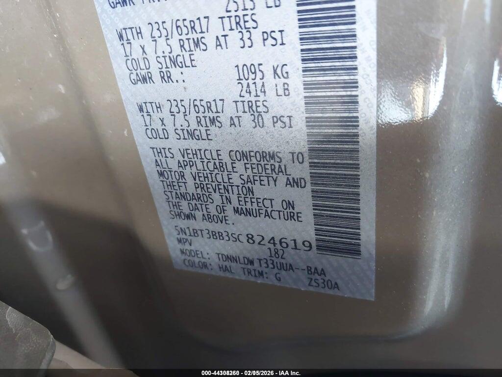 5N1BT3BB3SC824619 2025 NISSAN ROGUE photo no. 9