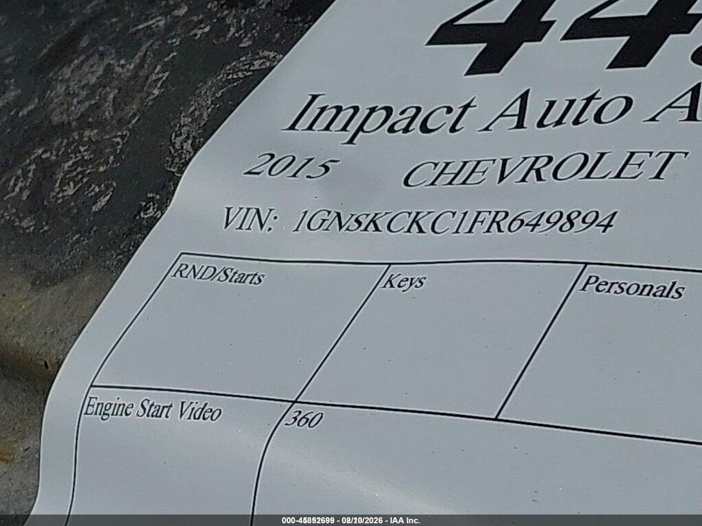 1GNSKCKC1FR649894 2015 CHEVROLET TAHOE photo no. 9