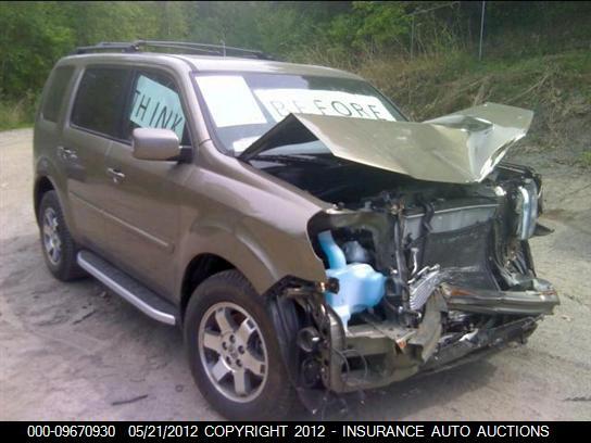 5FNYF4H92BB099646 2011 HONDA PILOT photo no. 1