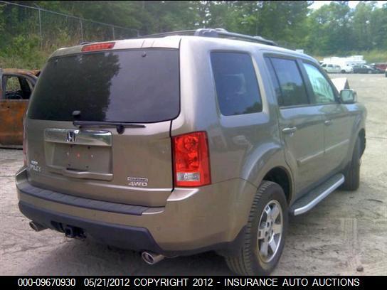 5FNYF4H92BB099646 2011 HONDA PILOT photo no. 4