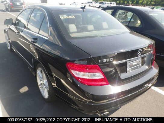 WDDGF54X29F197948 2009 MERCEDES-BENZ C300 photo no. 3