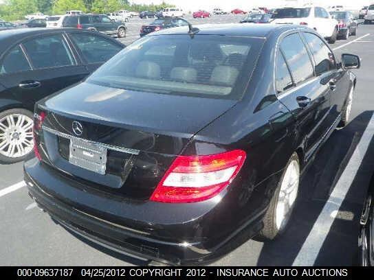 WDDGF54X29F197948 2009 MERCEDES-BENZ C300 photo no. 4