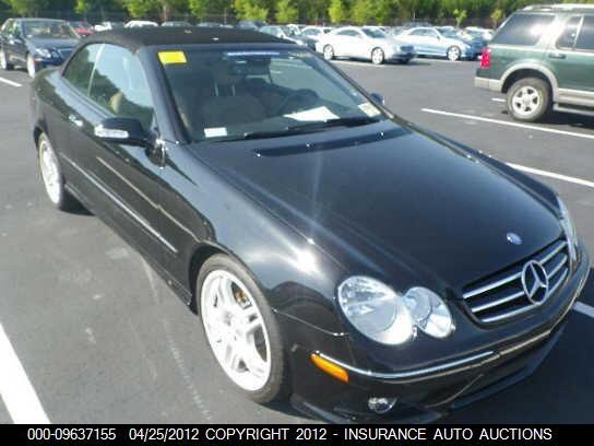 2008 MERCEDES-BENZ CLK550 WDBTK72F08T093290