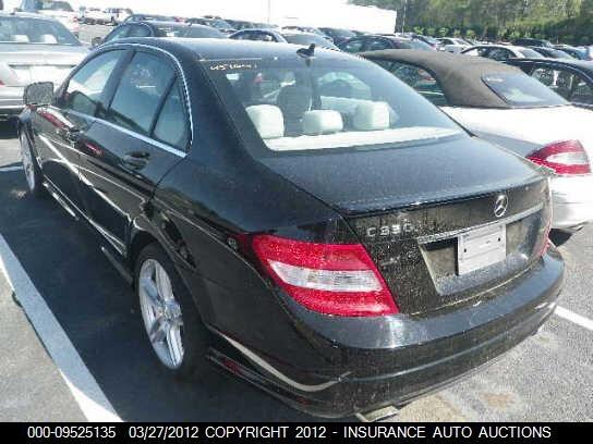 WDDGF56X19R057675 2009 MERCEDES-BENZ C350 photo no. 3