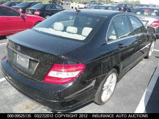 WDDGF56X19R057675 2009 MERCEDES-BENZ C350 photo no. 4