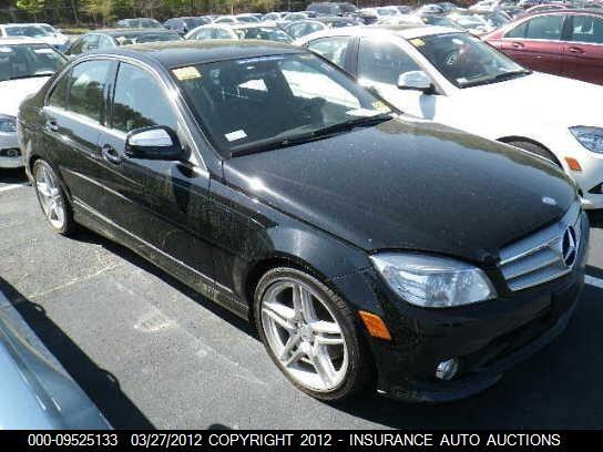2009 MERCEDES-BENZ C350 WDDGF56X39R044698
