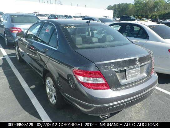 WDDGF54X29F231208 2009 MERCEDES-BENZ C300 photo no. 3