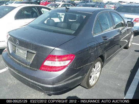 WDDGF54X29F231208 2009 MERCEDES-BENZ C300 photo no. 4