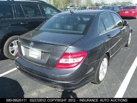 WDDGF56X89R067393 2009 MERCEDES-BENZ C350 photo no. 4