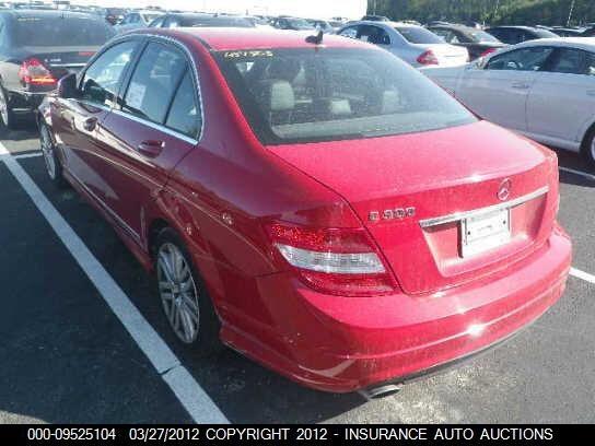 WDDGF54X69R046870 2009 MERCEDES-BENZ C300 photo no. 3
