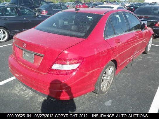 WDDGF54X69R046870 2009 MERCEDES-BENZ C300 photo no. 4