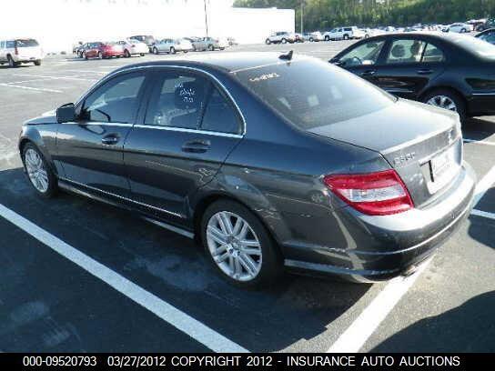 WDDGF81X69F210691 2009 MERCEDES-BENZ C300 photo no. 3