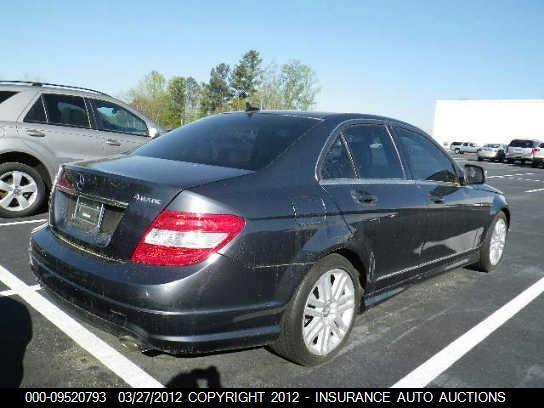 WDDGF81X69F210691 2009 MERCEDES-BENZ C300 photo no. 4
