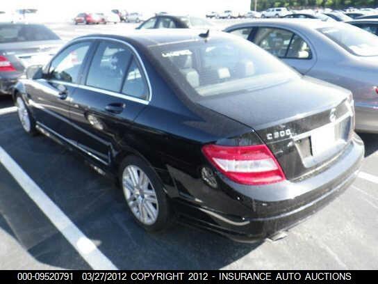 WDDGF81X29F200921 2009 MERCEDES-BENZ C300 photo no. 3
