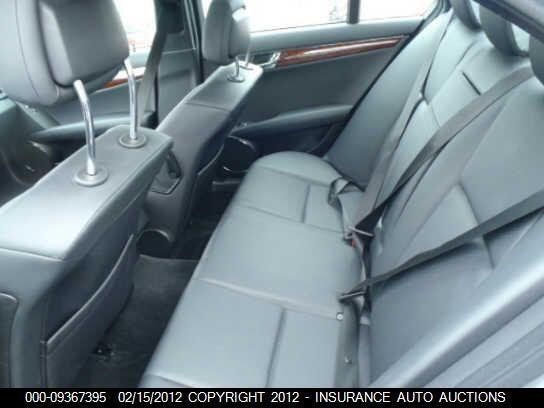 WDDGF81X89R044480 2009 MERCEDES-BENZ C300 photo no. 8