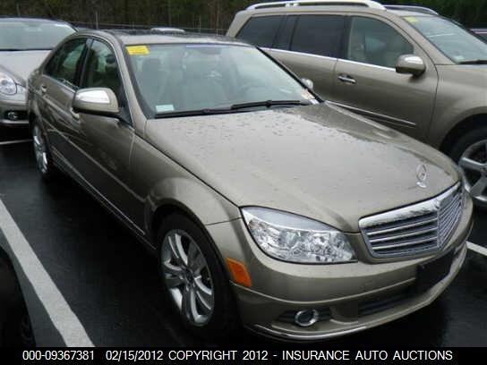 WDDGF54X69F238761 2009 MERCEDES-BENZ C300 photo no. 1