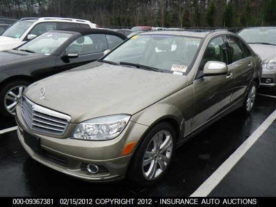 WDDGF54X69F238761 2009 MERCEDES-BENZ C300 photo no. 2