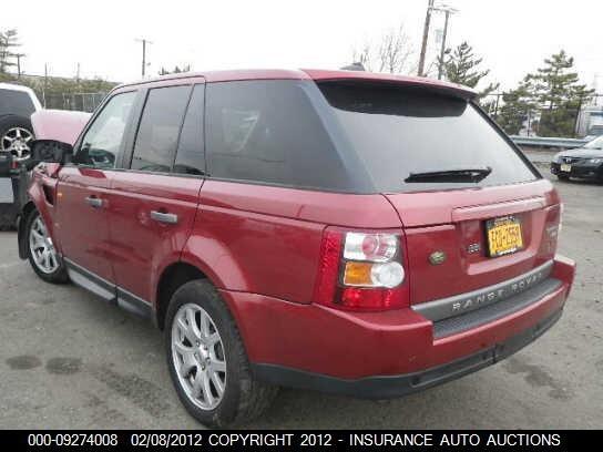 SALSK25428A162138 2008 LAND ROVER RANGE ROVER SPORT photo no. 3