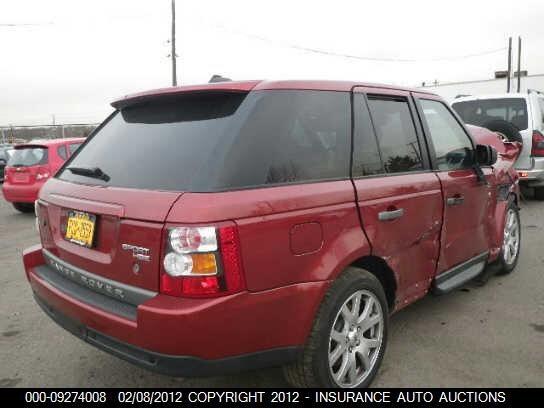 SALSK25428A162138 2008 LAND ROVER RANGE ROVER SPORT photo no. 4