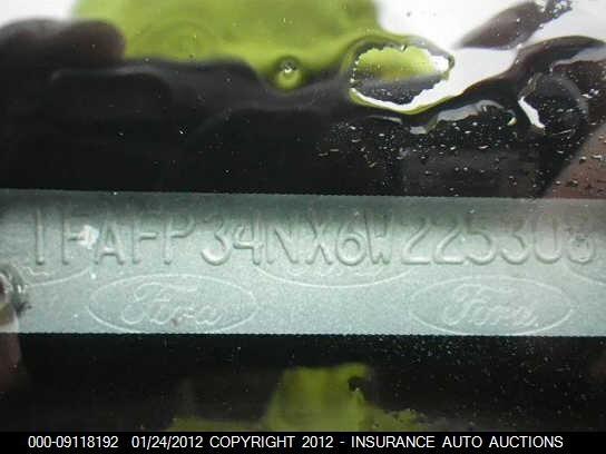 1FAFP34NX6W225308 2006 FORD FOCUS photo no. 9