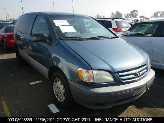 4T3ZF19C71U348478 2001 TOYOTA SIENNA photo no. 1
