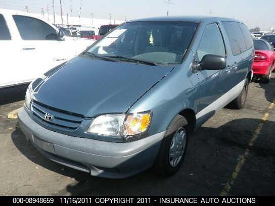 4T3ZF19C71U348478 2001 TOYOTA SIENNA photo no. 2