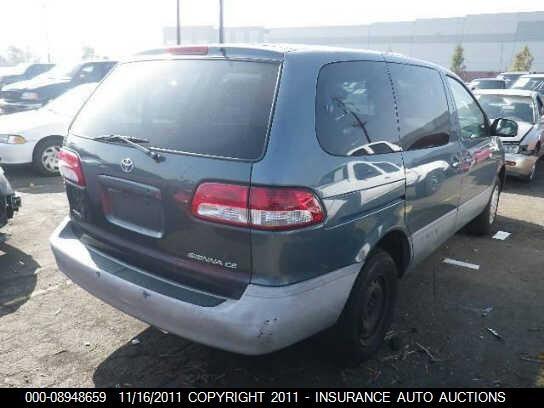 4T3ZF19C71U348478 2001 TOYOTA SIENNA photo no. 4